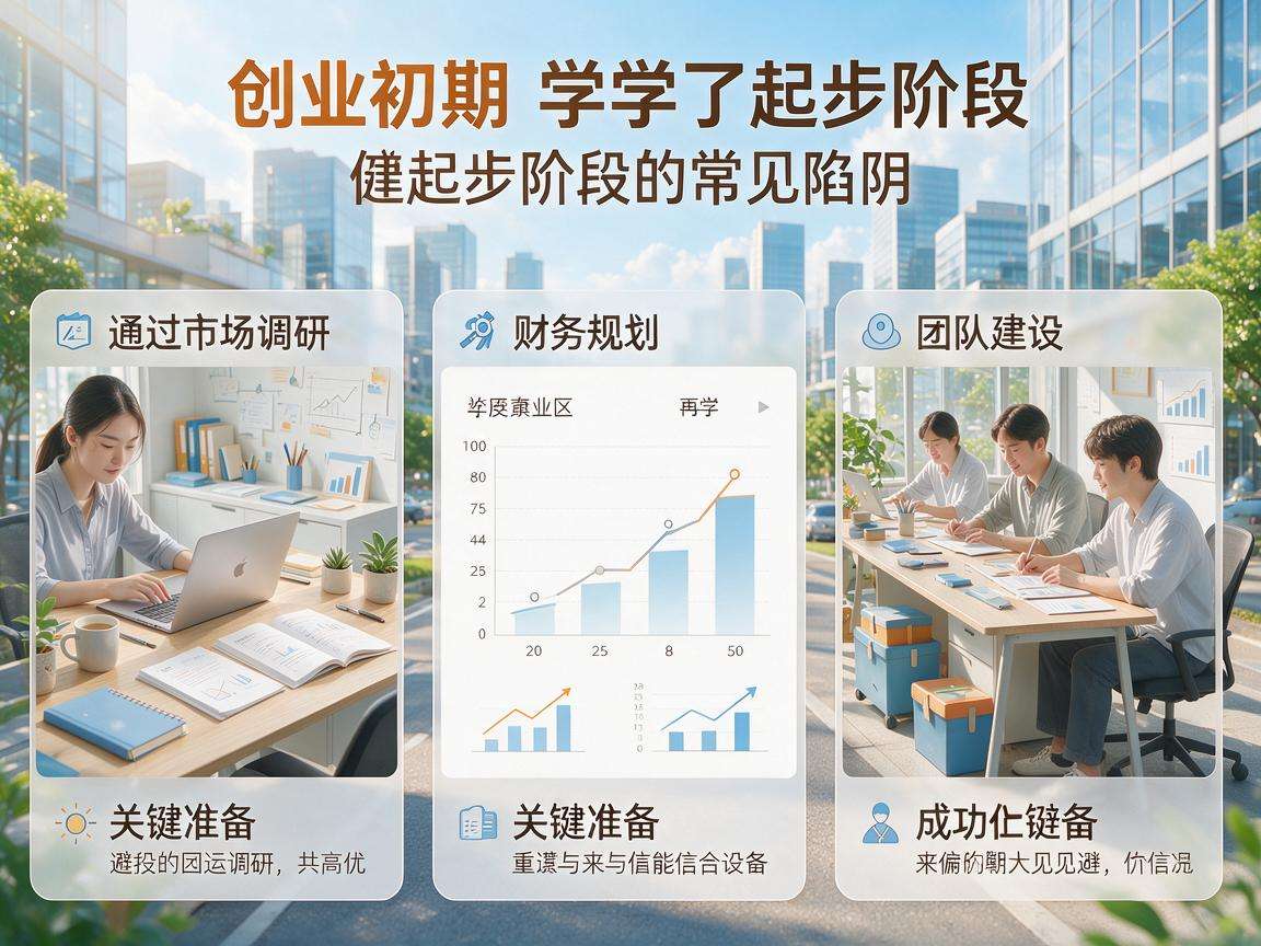大学生创业前期要做好哪些准备才能避开起步阶段的常见坑