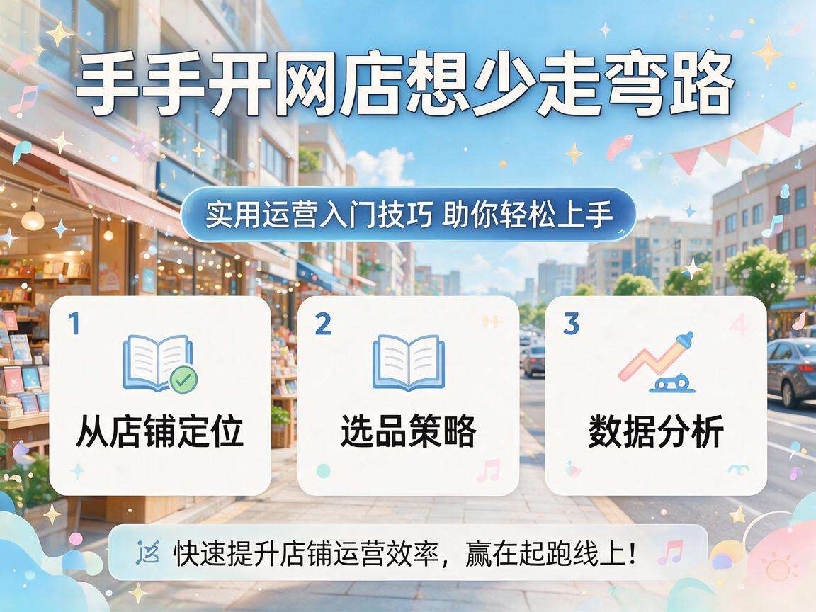 新手开网店想少走弯路有哪些实用的运营入门技巧