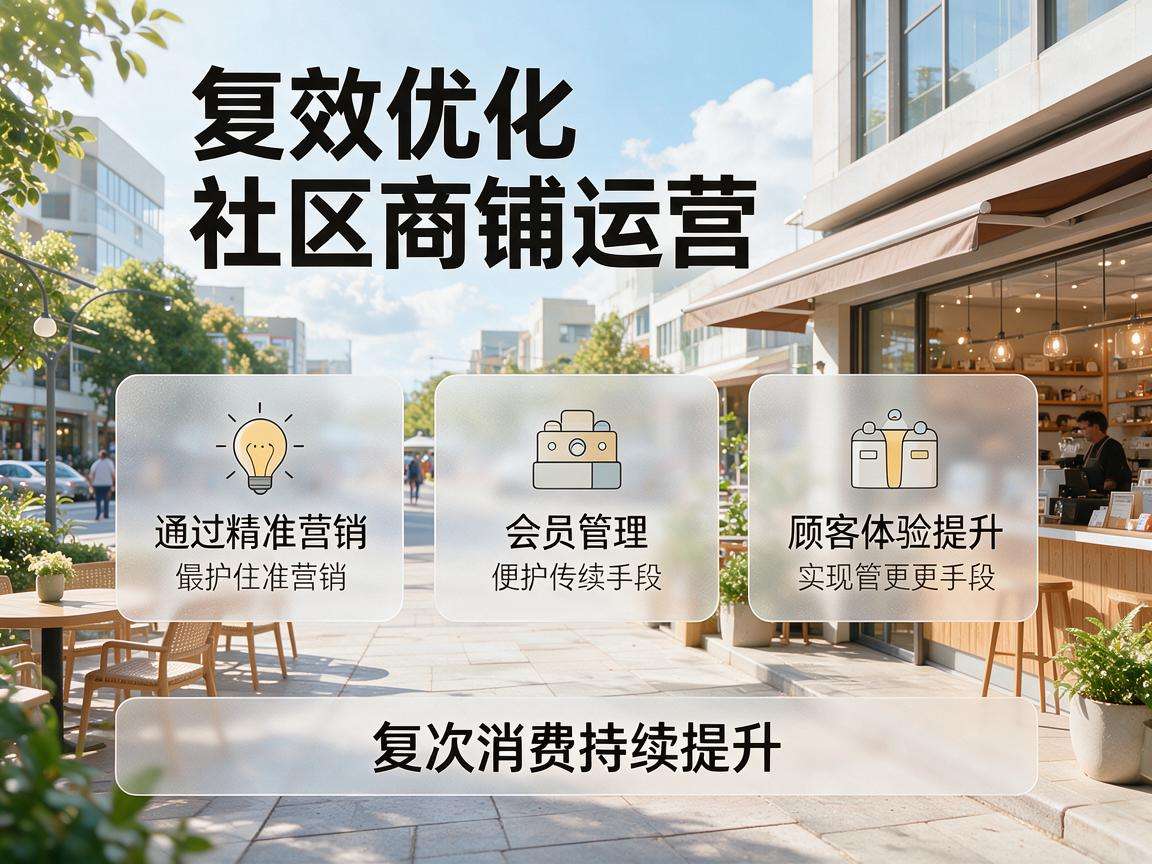如何高效优化社区商铺运营实现复次消费持续提升