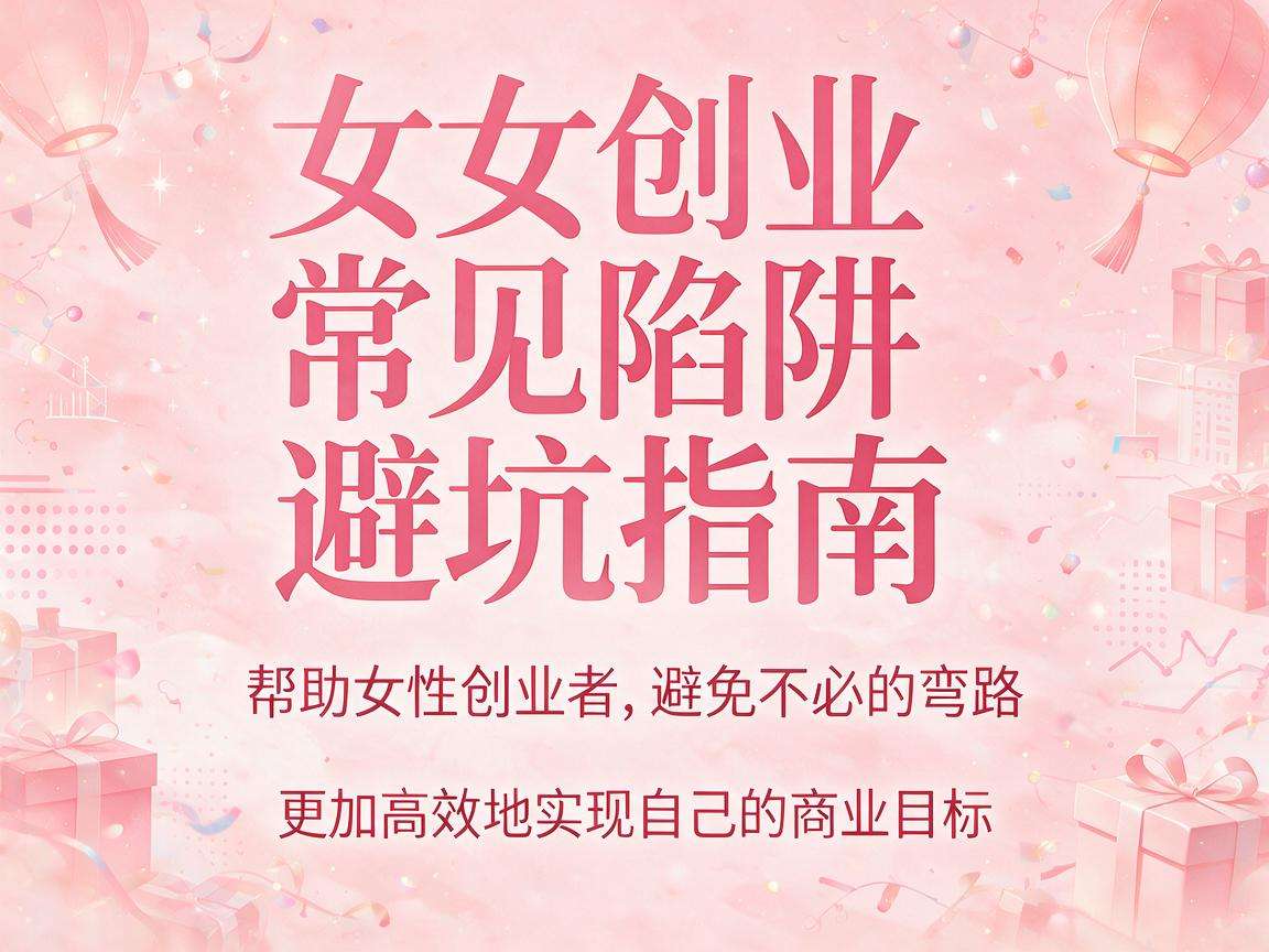 女性创业常见陷阱有哪些?这份避坑指南帮你少走弯路