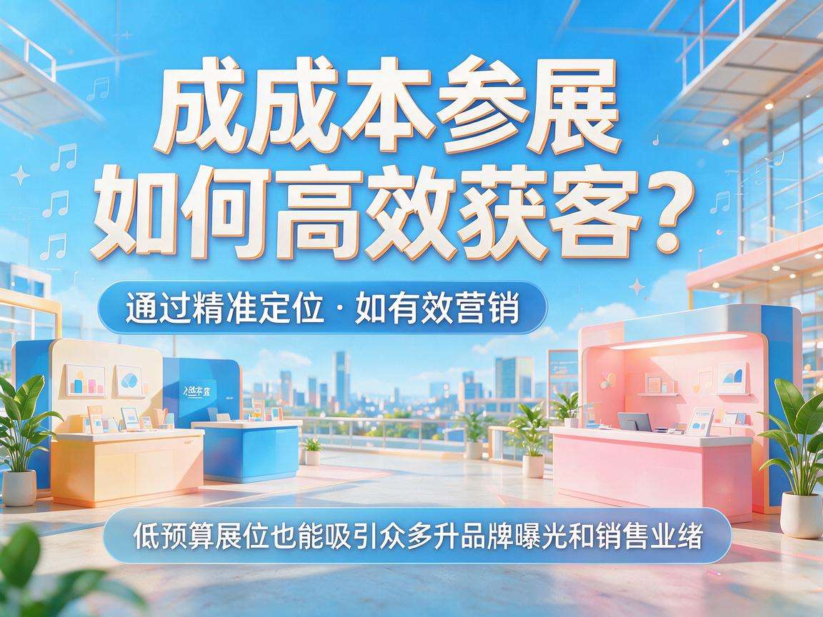 小成本参展怎么操作才能高效获客