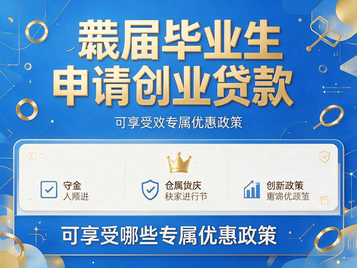 应届毕业生申请创业贷款可享受哪些专属优惠政策