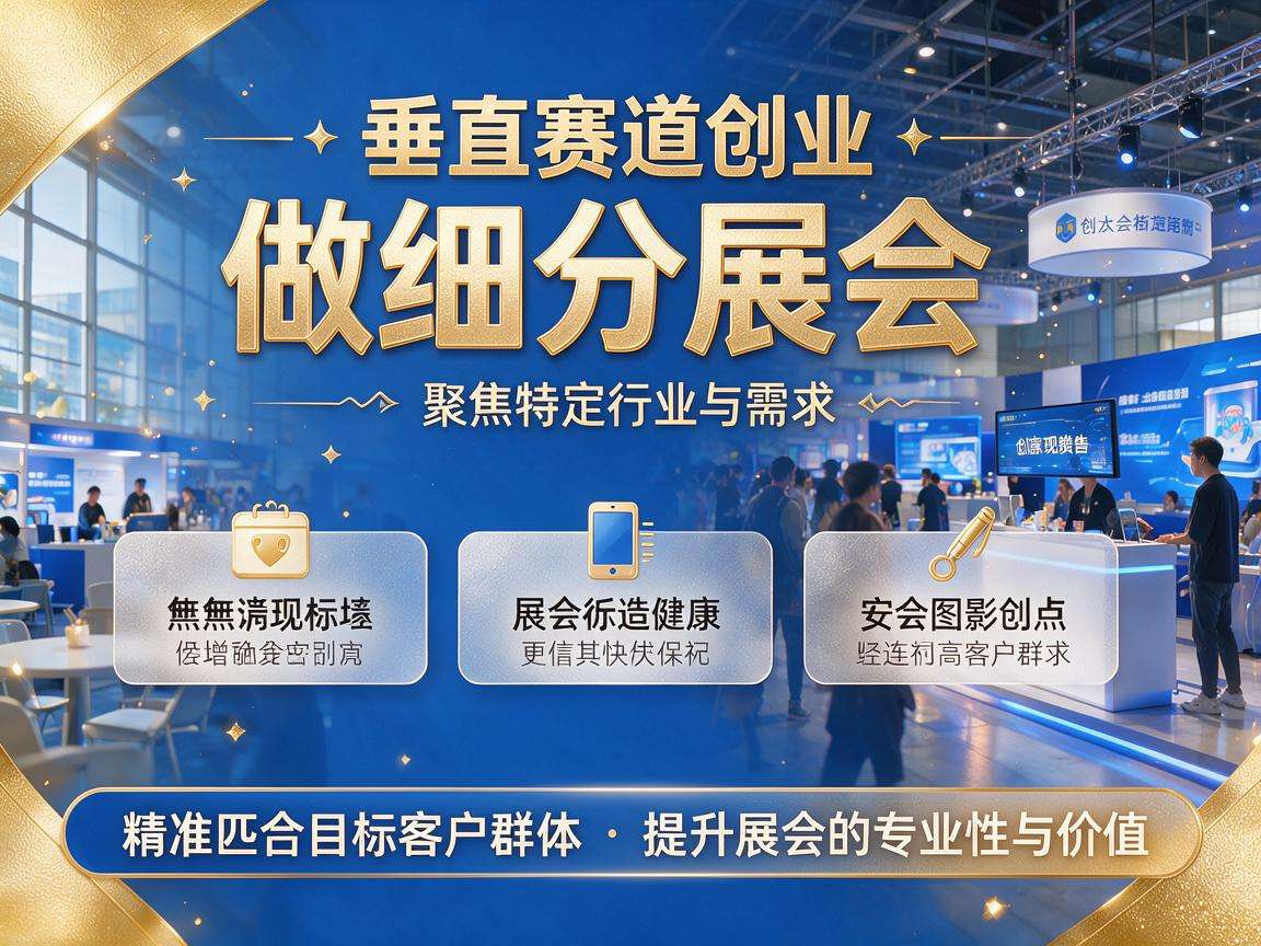 小众垂直赛道创业，做细分展会是不是值得入局的好方向？