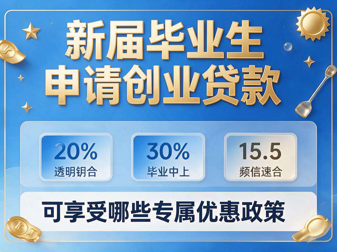 应届毕业生申请创业贷款可享受哪些专属优惠政策