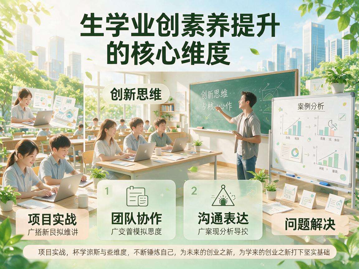 大学生创业素养提升应当从哪些核心维度入手发力