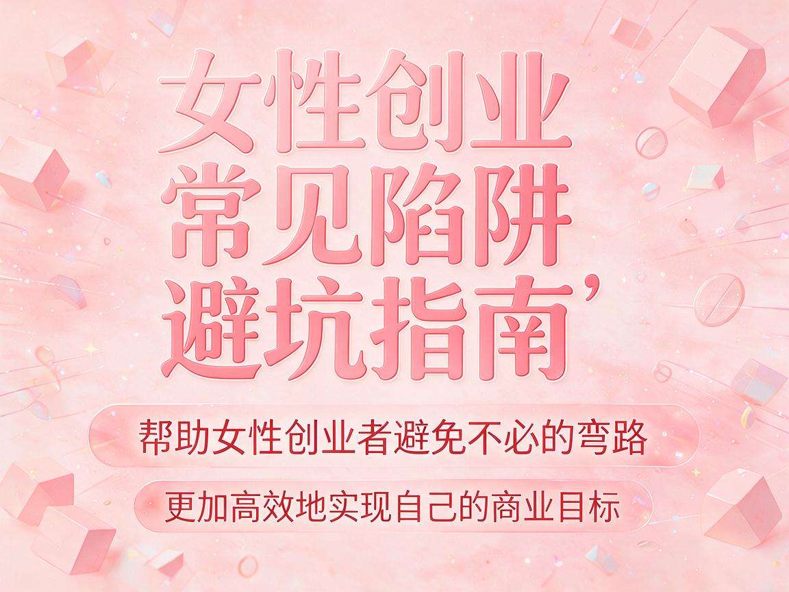 女性创业常见陷阱有哪些？这份避坑指南帮你少走弯路