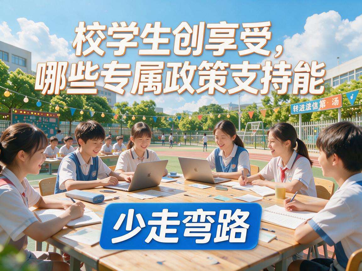 在校学生创业可享受哪些专属政策支持能少走弯路