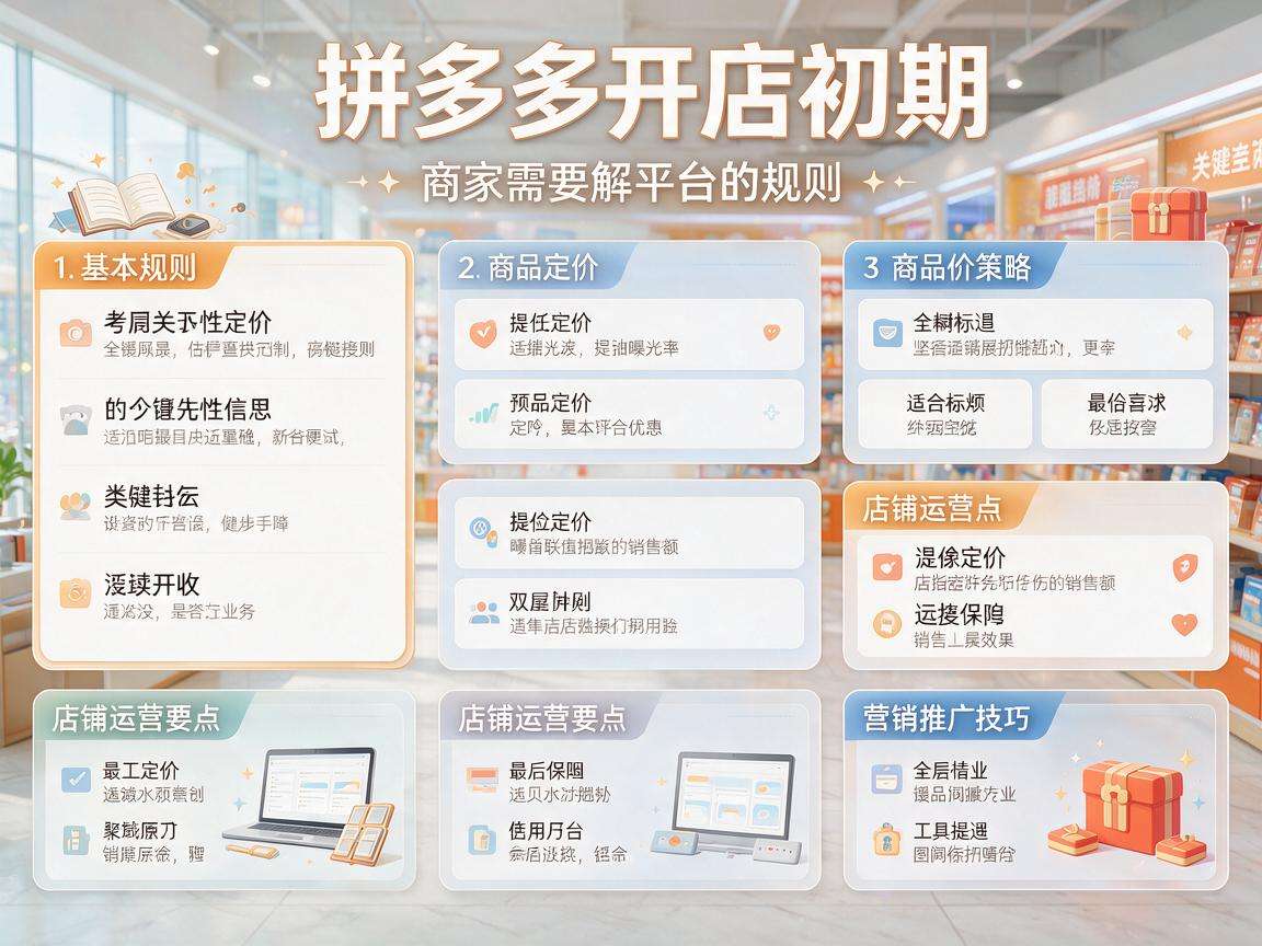 新手做拼多多开店基础都有哪些必须提前了解的要点