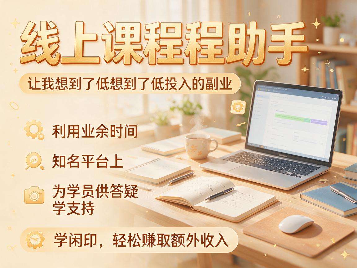 手头只有几百块闲钱有哪些靠谱的低投入副业可做