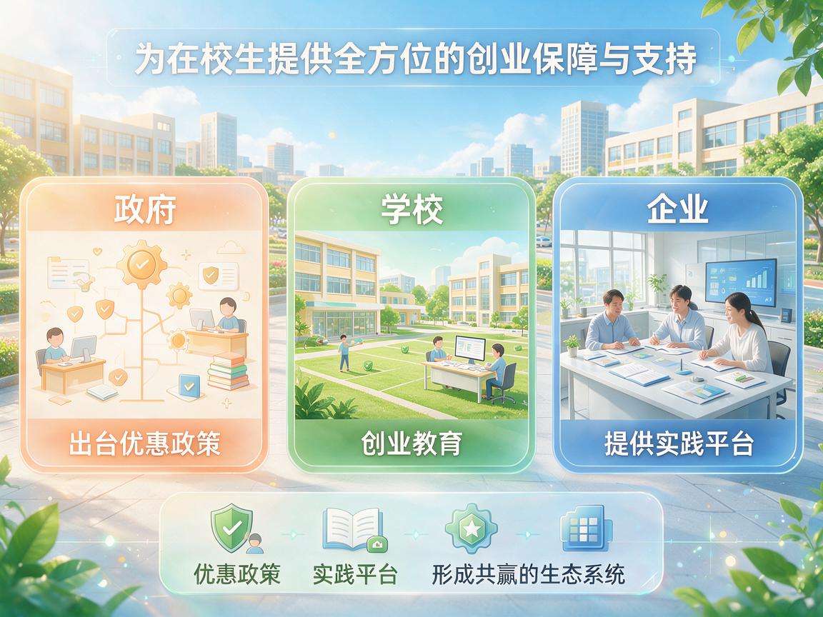 在校生创业权益该怎样通过多方协同得到全方位保障