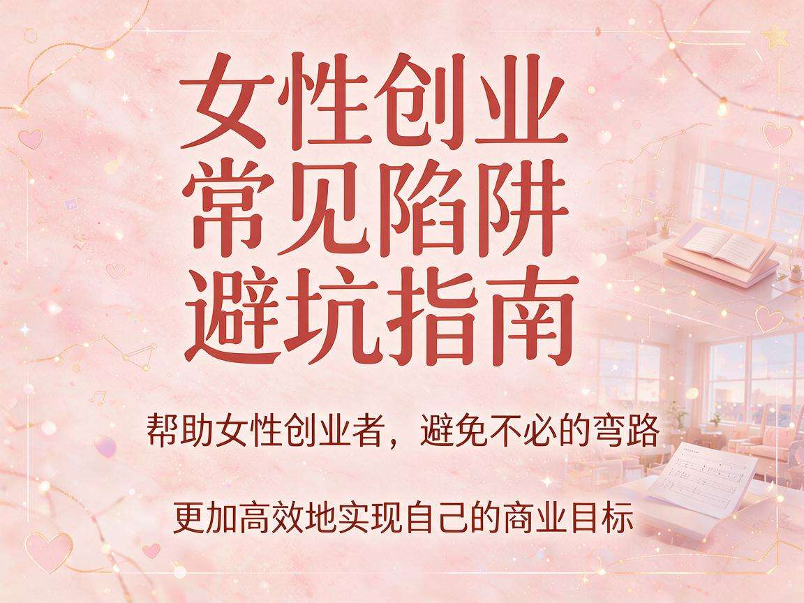 女性创业常见陷阱有哪些？这份避坑指南帮你少走弯路