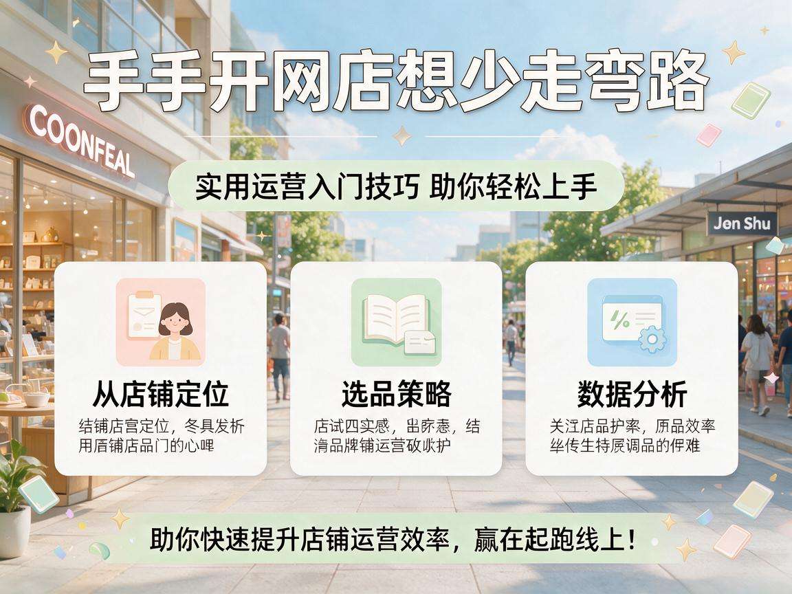 新手开网店想少走弯路有哪些实用的运营入门技巧