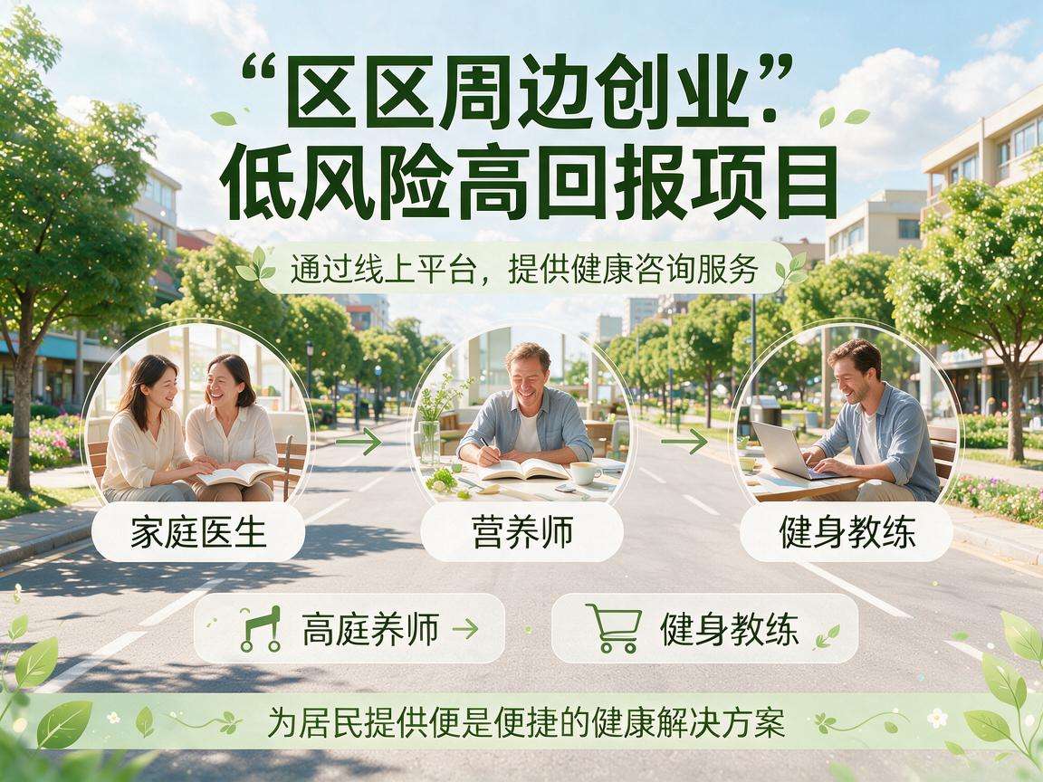 社区周边创业有哪些低风险高回报的好项目值得尝试