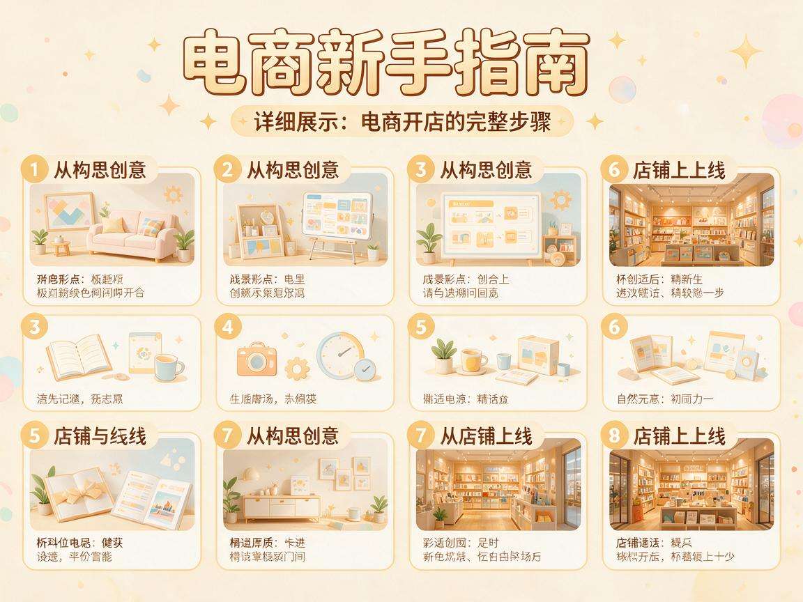 想做电商不知道从何下手，完整开店步骤有哪些？
