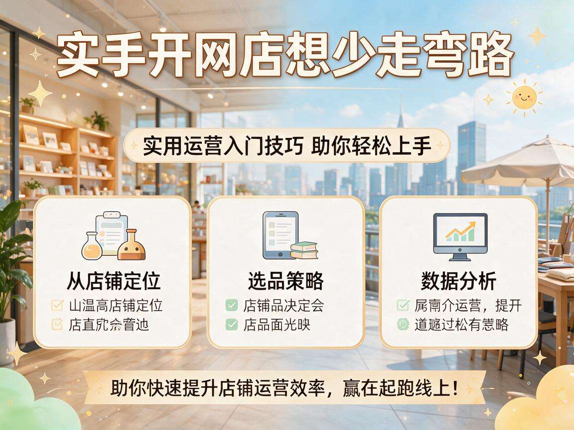 新手开网店想少走弯路有哪些实用的运营入门技巧
