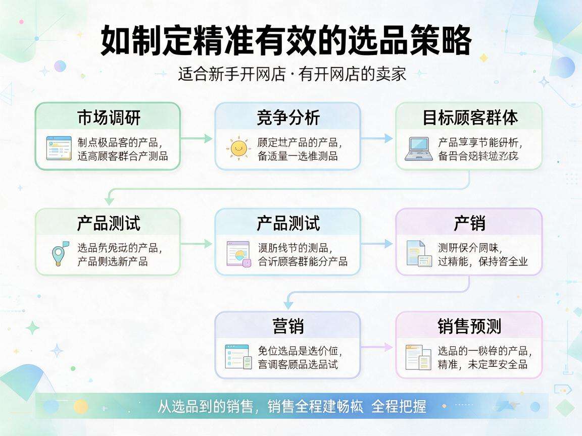 新手开网店该怎么制定精准有效的选品策略