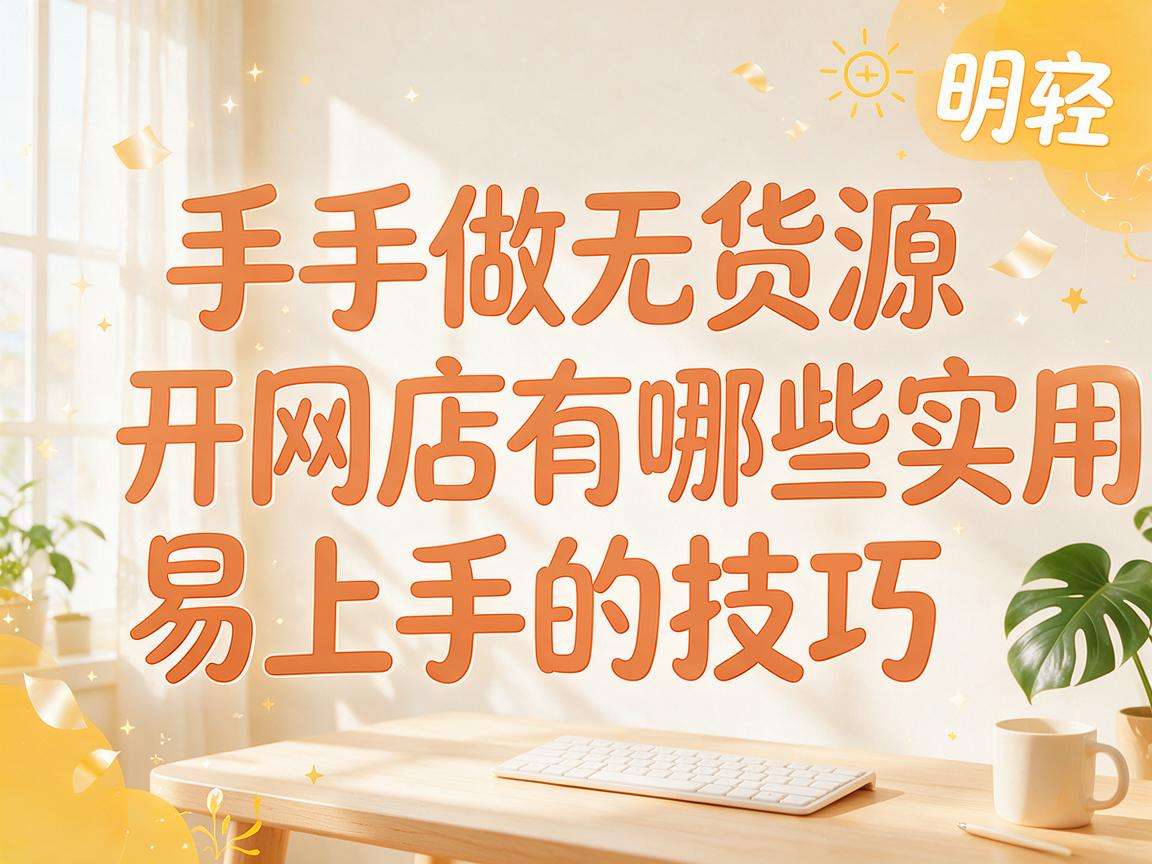 新手做无货源开网店有哪些实用易上手的技巧