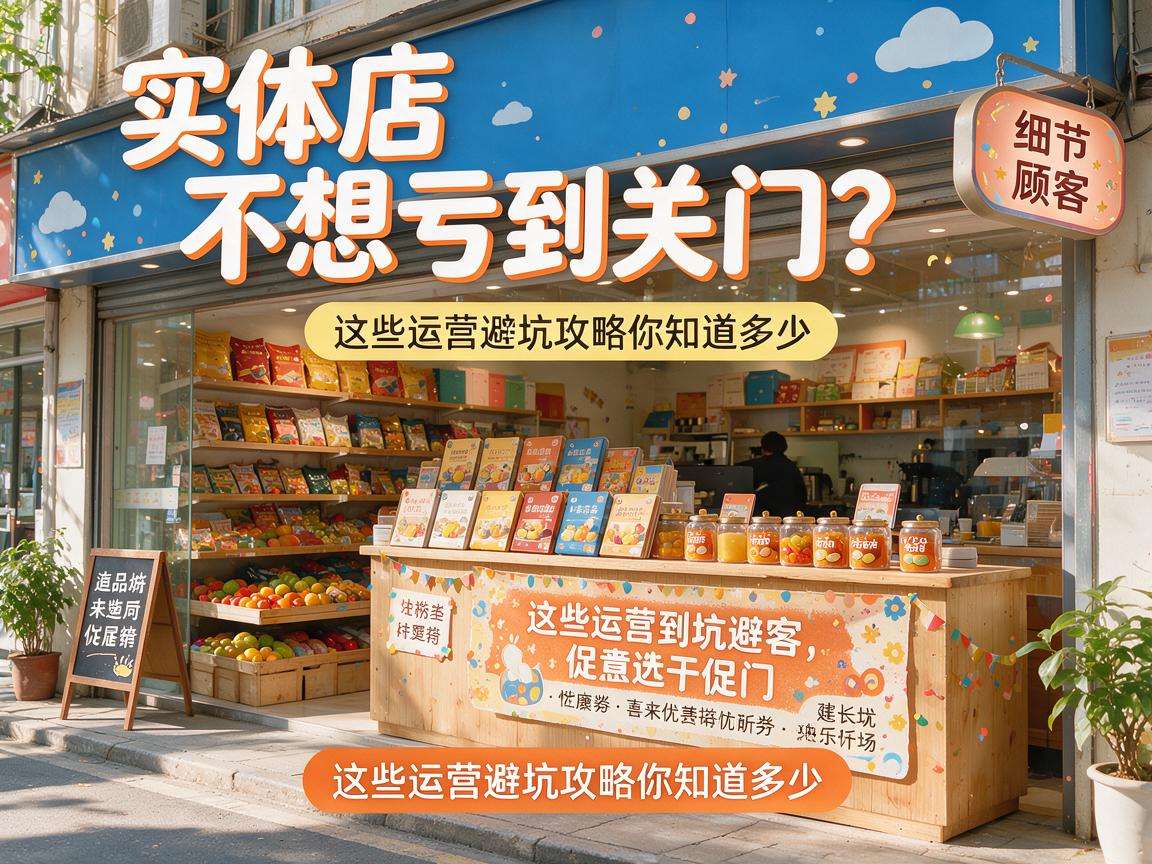 开实体店不想亏到关门？这些运营避坑攻略你知道多少