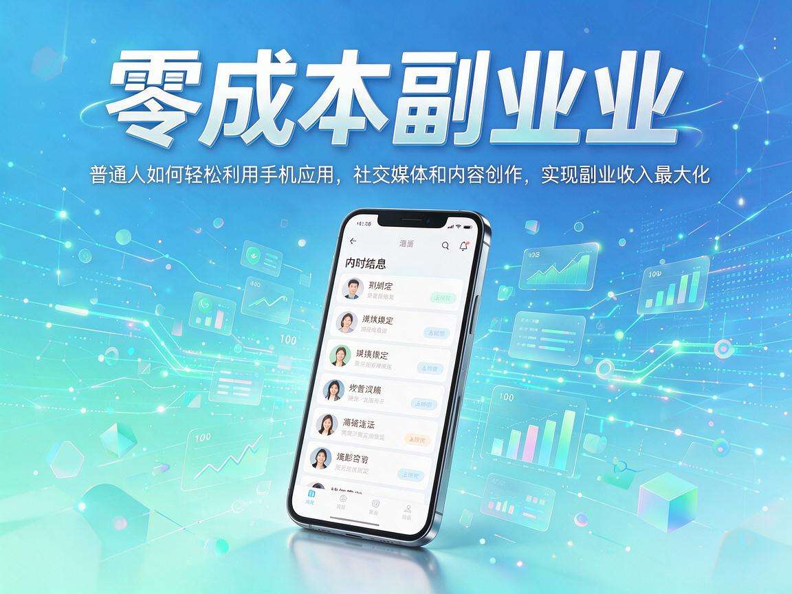 普通人想做零成本副业创业有哪些实用可落地的技巧