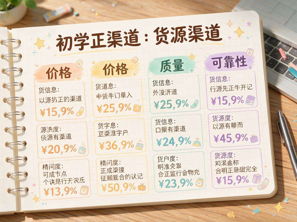 新手开网店该怎么挑选靠谱又适配的货源渠道