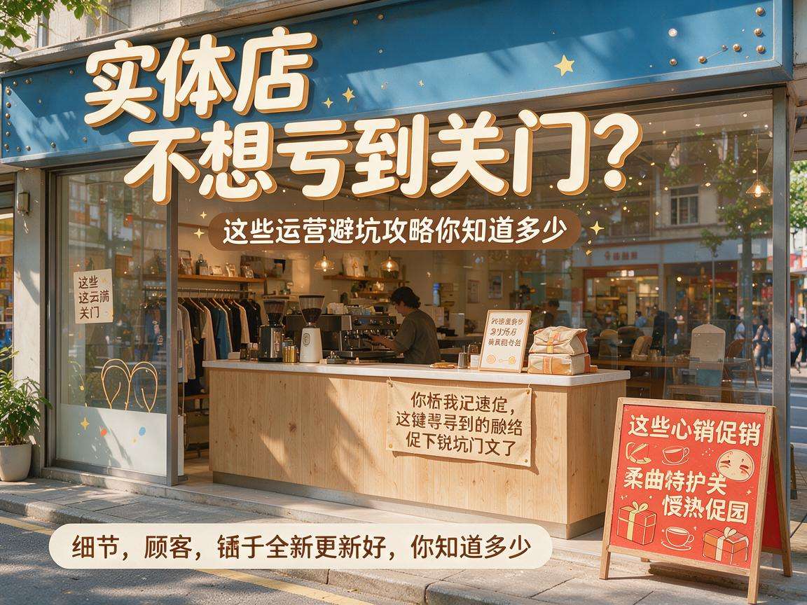 开实体店不想亏到关门？这些运营避坑攻略你知道多少