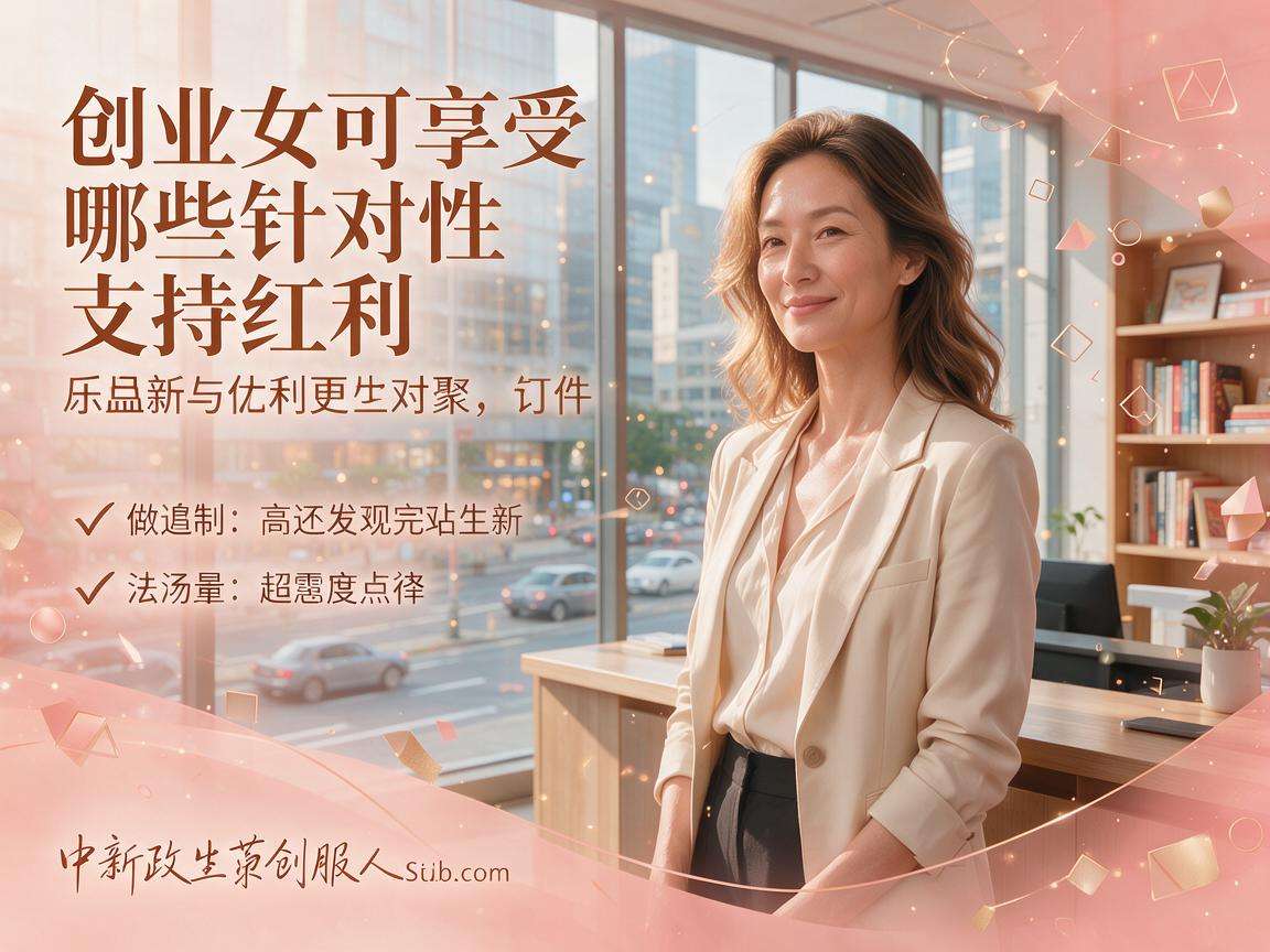 当前女性创业可享受哪些针对性政策支持红利
