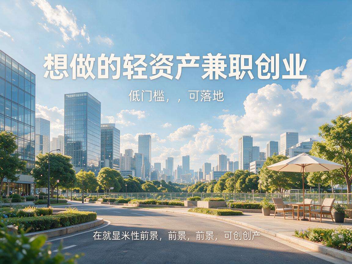 普通人想做轻资产兼职创业有哪些低门槛可落地的方向