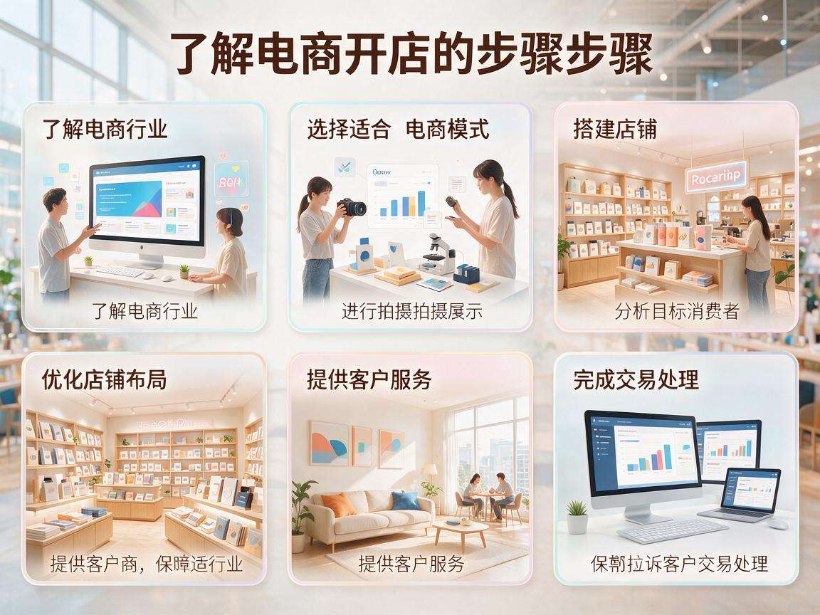 普通人想做电商开店具体步骤都有哪些呢