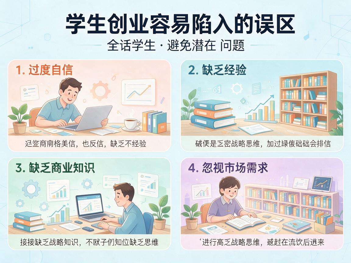 大学生创业容易踩的误区都有哪些你知道吗