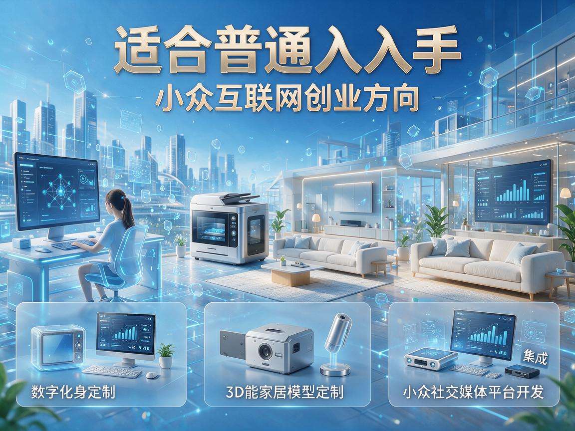 适合普通人入手的小众互联网创业方向都有哪些