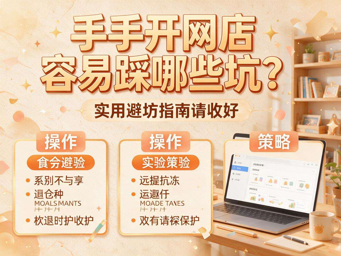 新手开网店容易踩哪些坑？这份实用避坑指南请收好