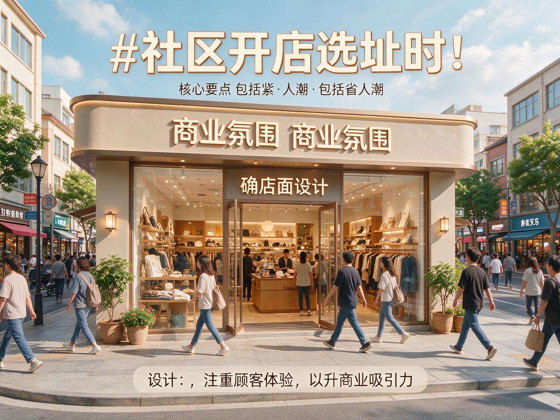想在社区开店选到好位置要注意哪些核心要点