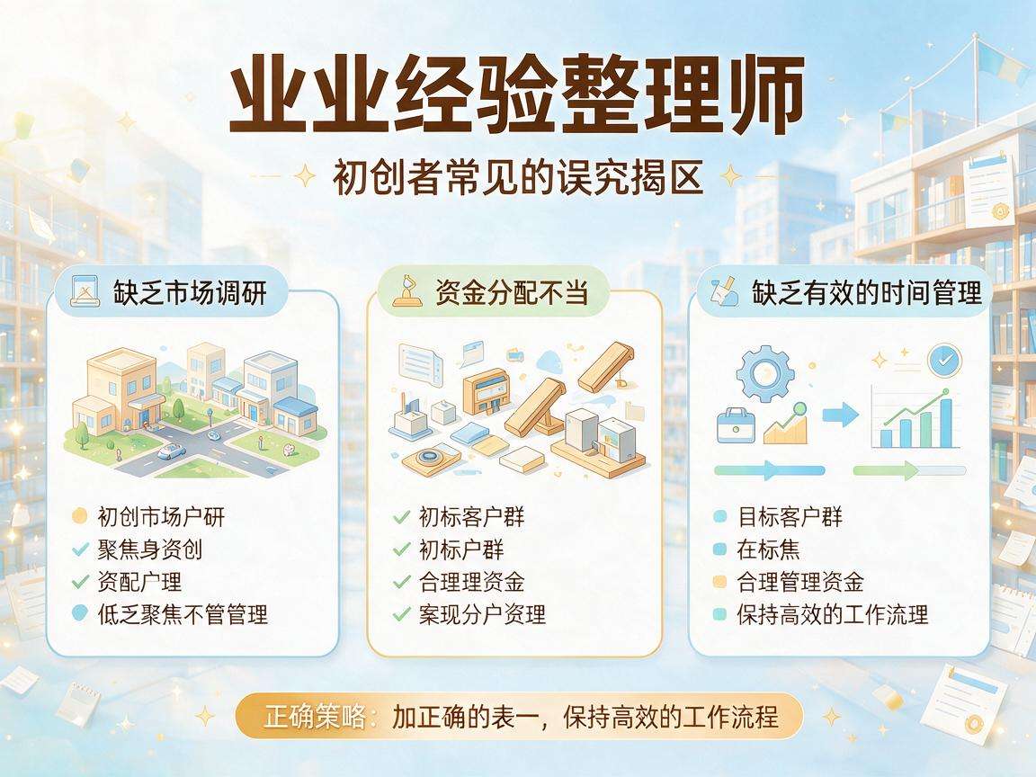 创业经验整理师能帮初创者避开哪些常见的创业弯路