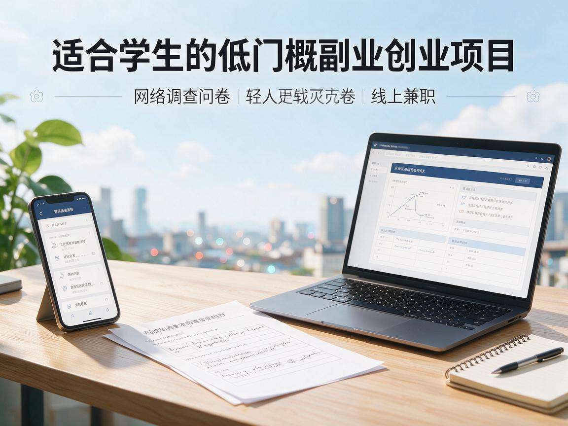 适合学生的低门槛副业创业项目有哪些靠谱选择