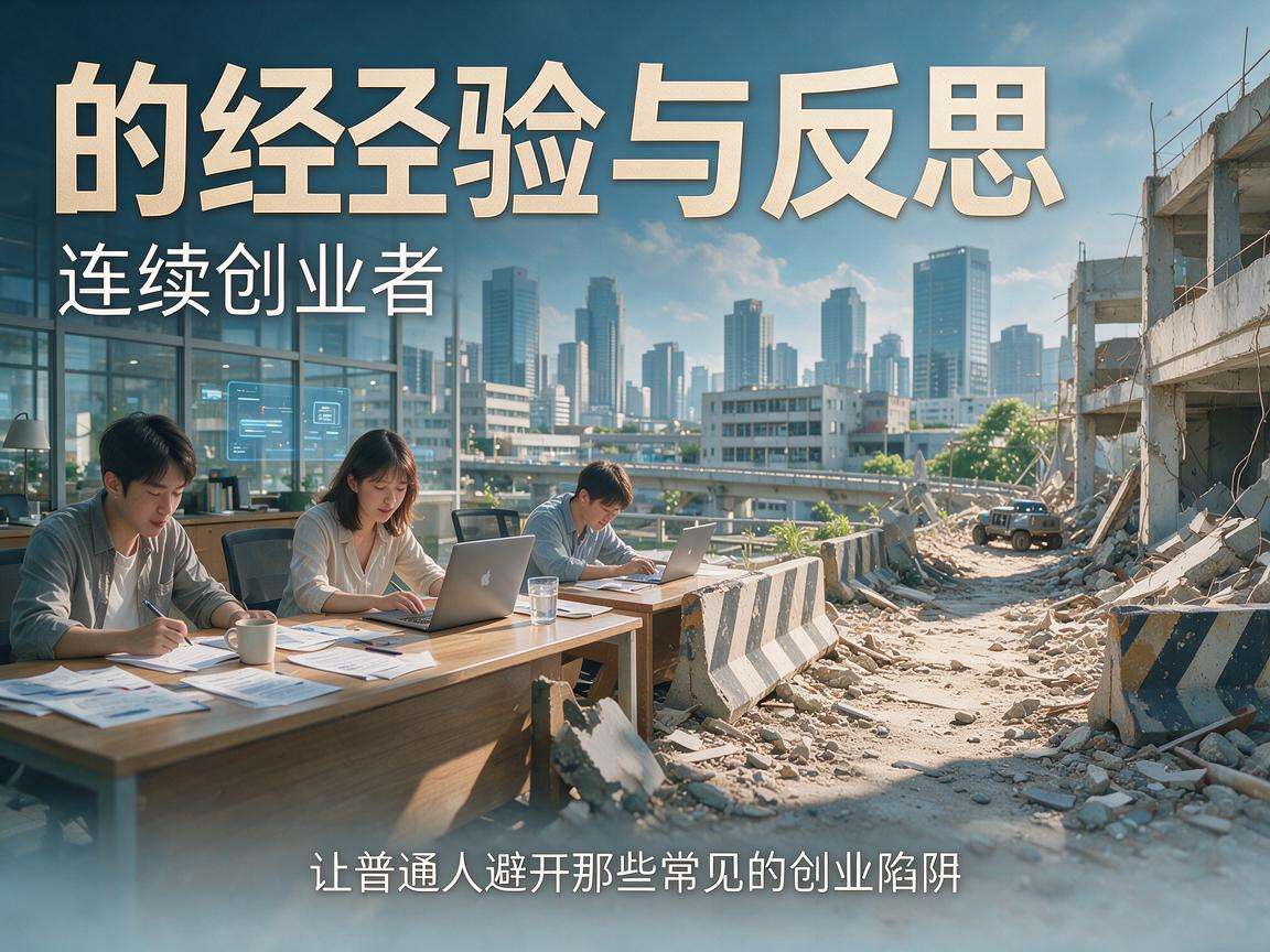 连续创业经验能给普通人避哪些创业路上的坑