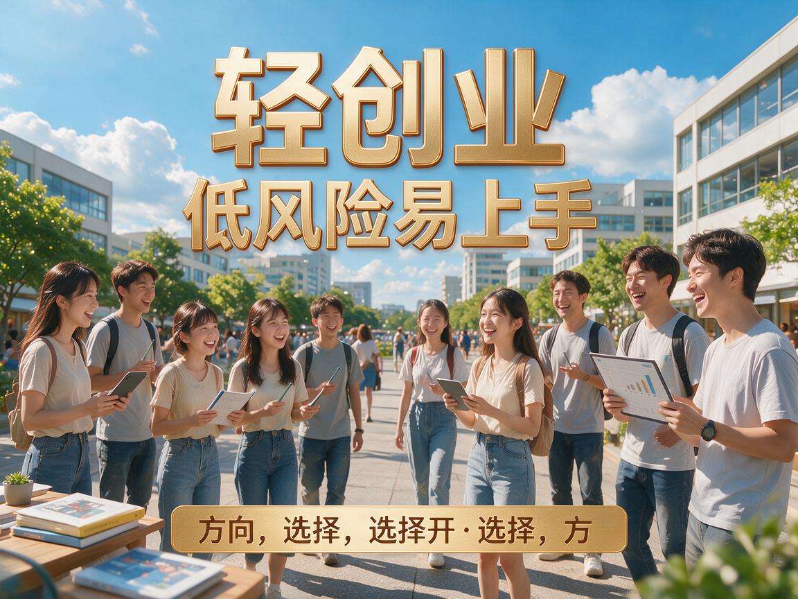 学生群体轻创业有哪些低风险易上手的方向可以选择