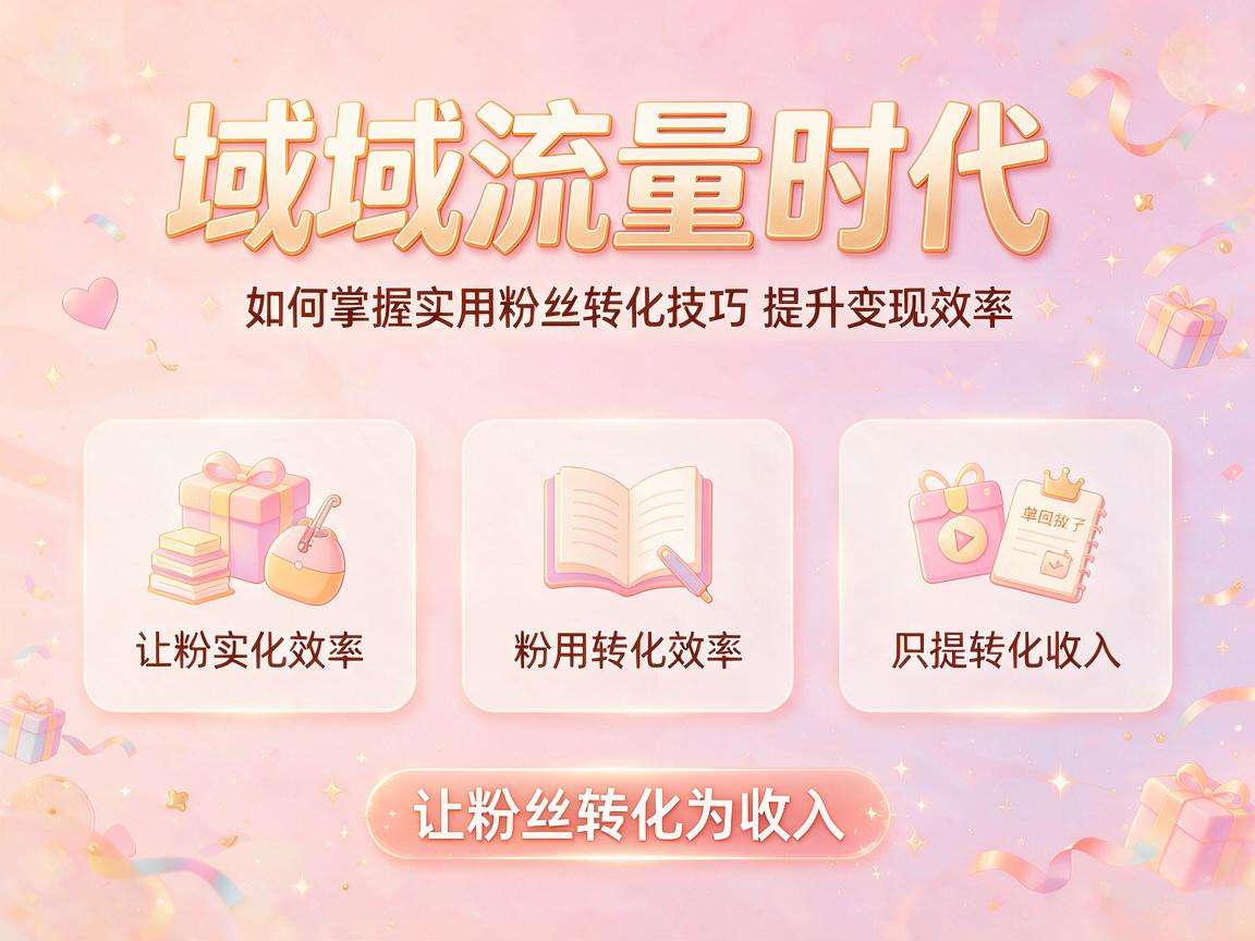 私域流量时代怎么掌握实用粉丝转化技巧提升变现效率