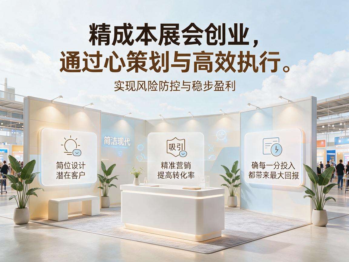 小成本展会创业该怎么做好风险防控实现稳步盈利