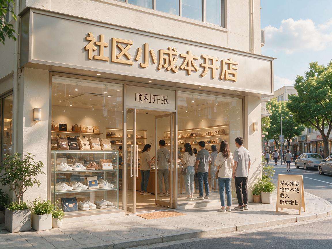 普通人想在社区小成本开店有哪些实用可落地的步骤