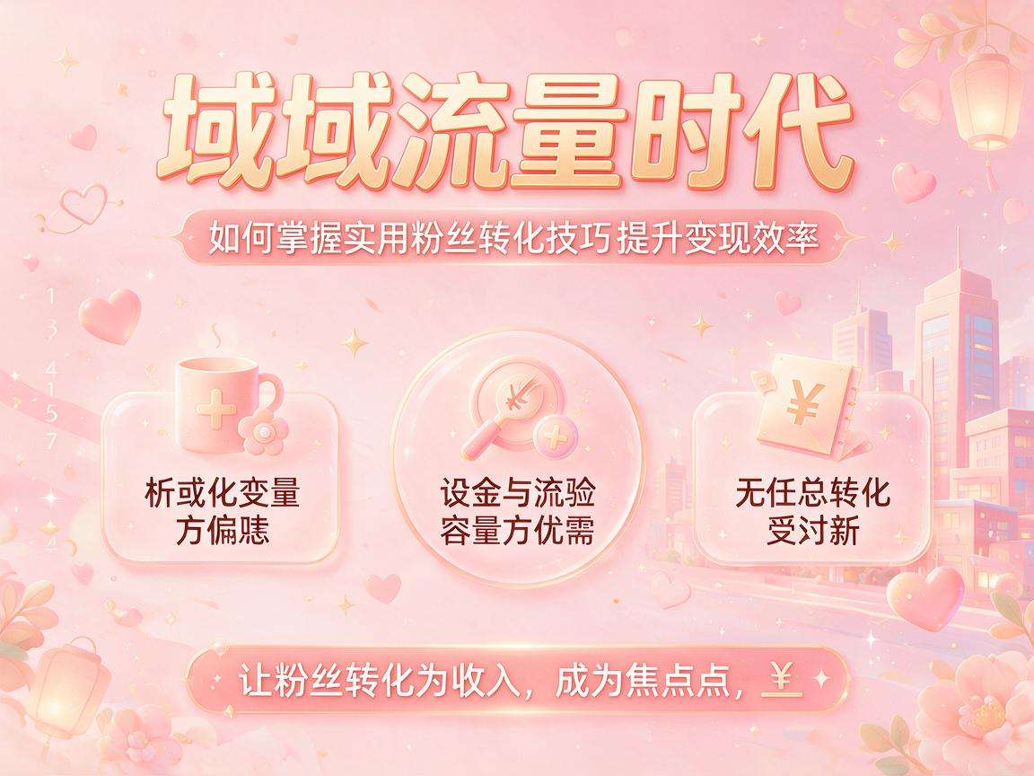 私域流量时代怎么掌握实用粉丝转化技巧提升变现效率