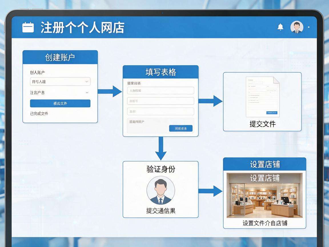 个体网店注册流程具体都包括哪些需要办理的步骤