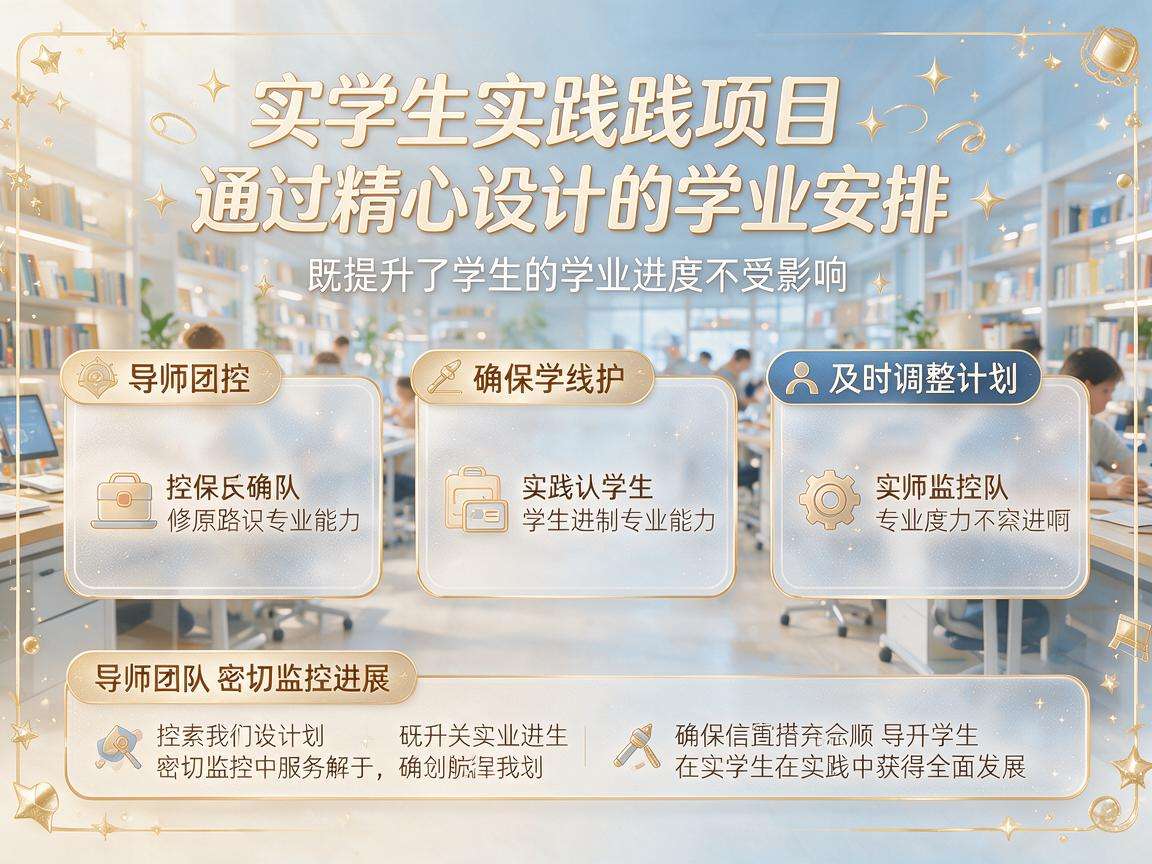 高校生实践项目如何平衡能力提升和学业安排