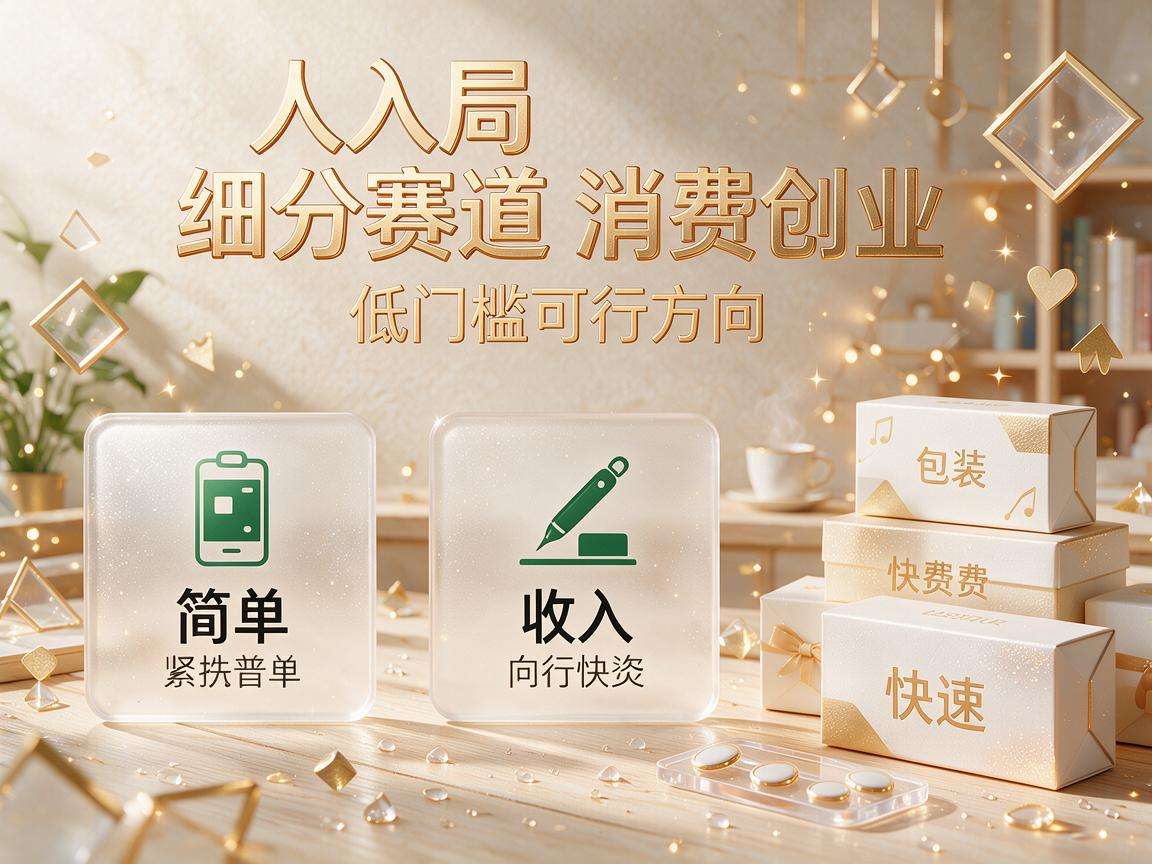普通人入局细分赛道消费创业有哪些低门槛可行方向