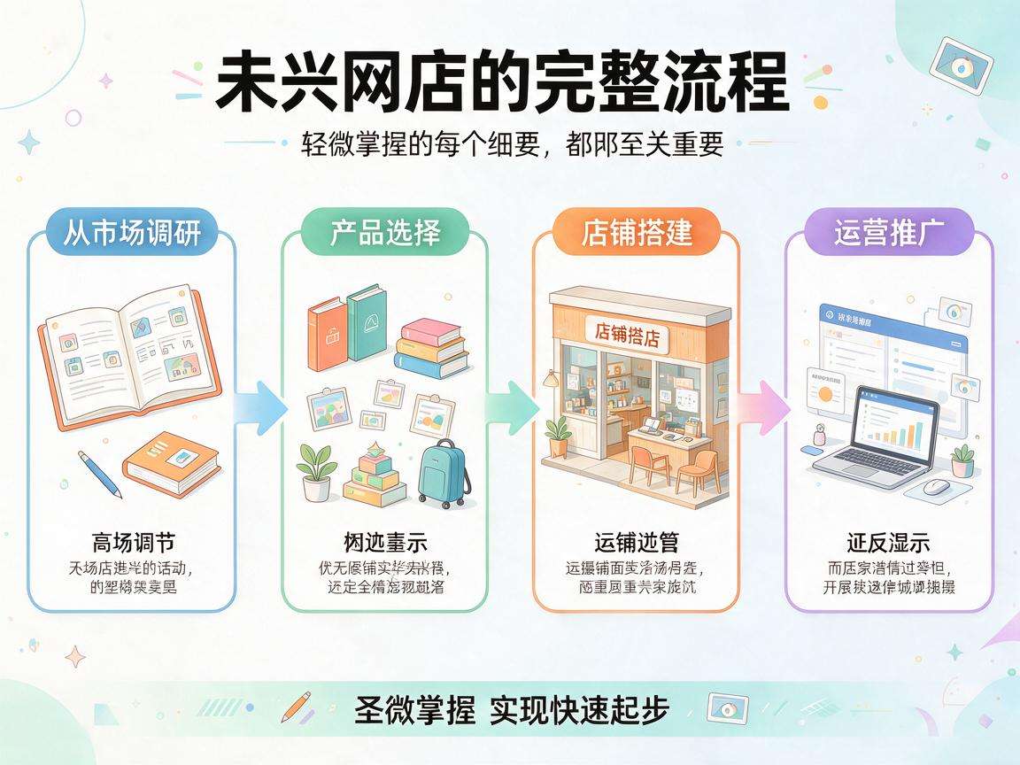 个人想开网店快速起步需要知晓哪些完整流程