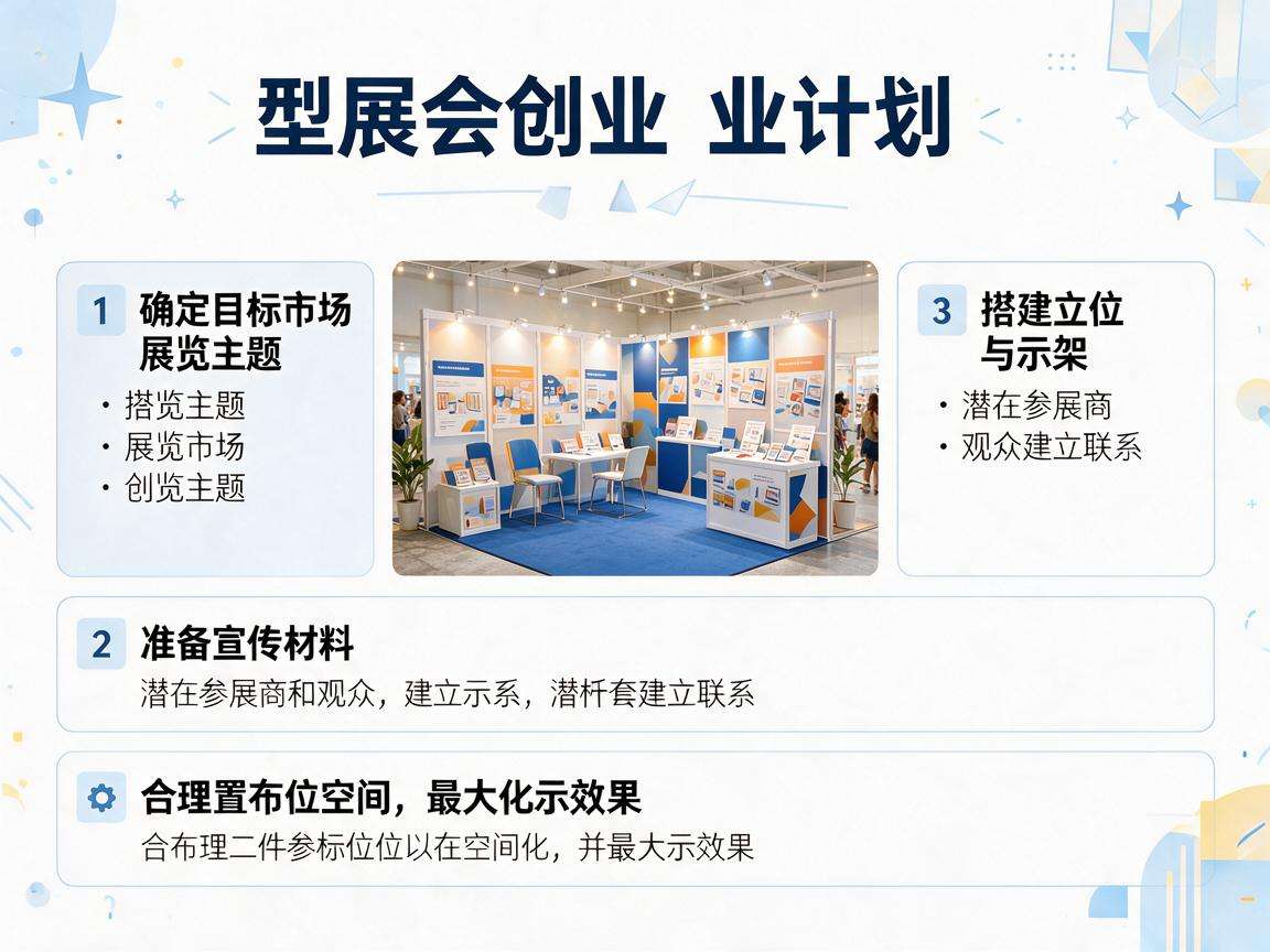 个人想开小型展会创业完整流程有哪些关键步骤