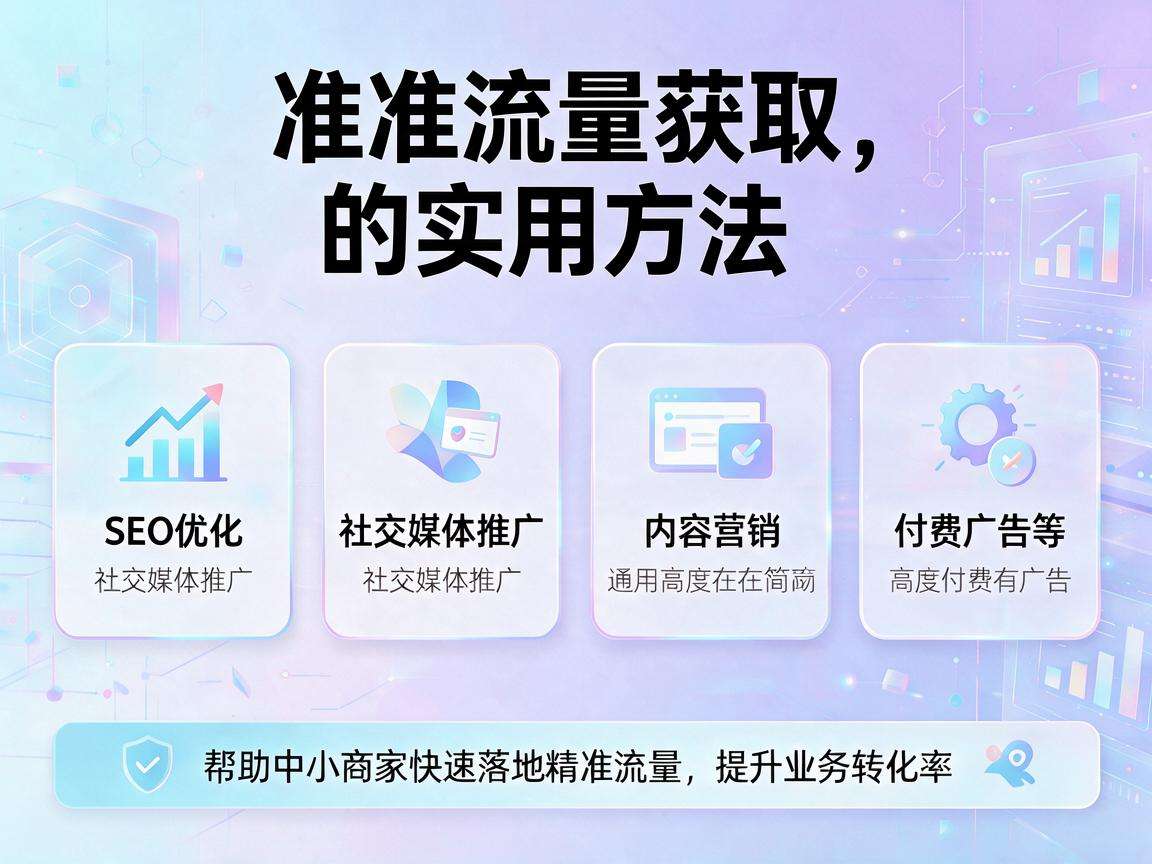 中小商家做精准流量获取有哪些可直接落地的实用方法