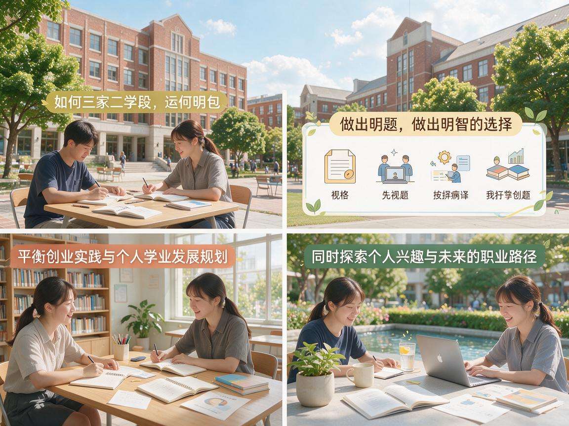 大学阶段如何平衡创业实践与个人学业发展规划