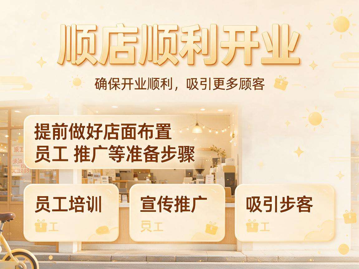 新店顺利开业都需要提前做好哪些准备步骤