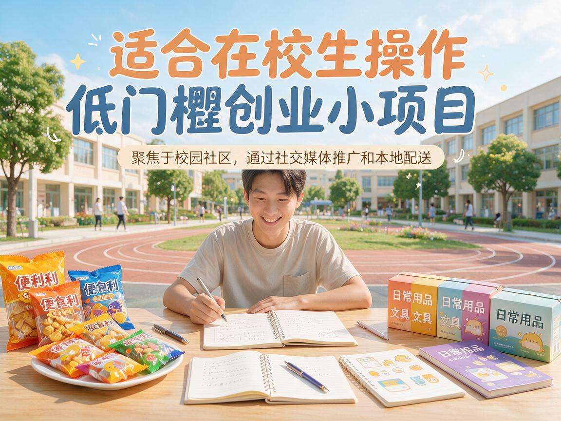 在校生适合操作的低门槛创业小项目都有哪些