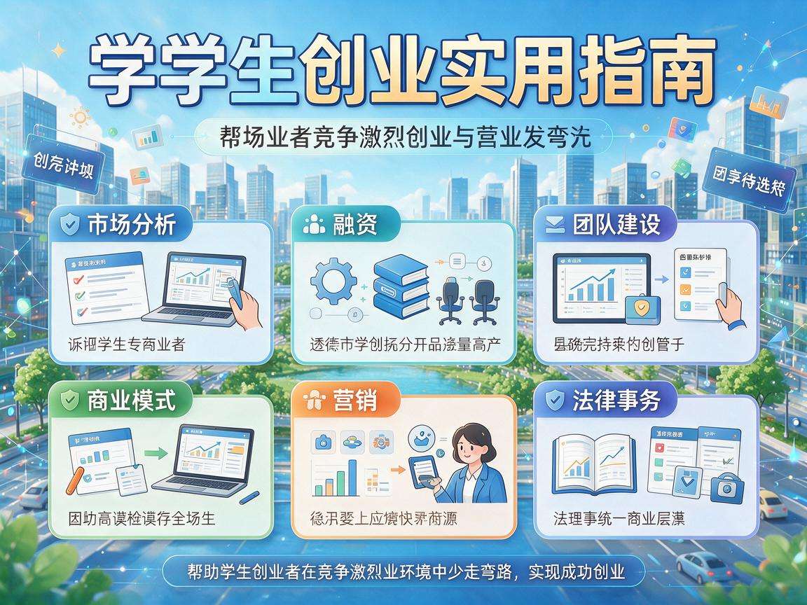 大学生创业有哪些可落地的实用指南能少走弯路